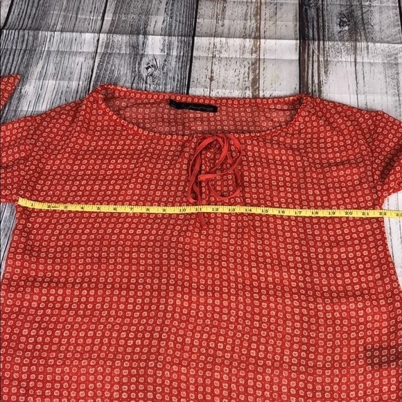 Patterson Kincaid Original Tangerine Blouse Sz S - Picture 9 of 14